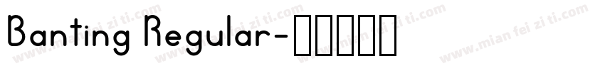 Banting Regular字体转换